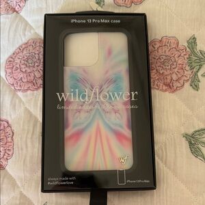 Wildflowers iPhone 13 Pro Max Case in Pastel Rainbow